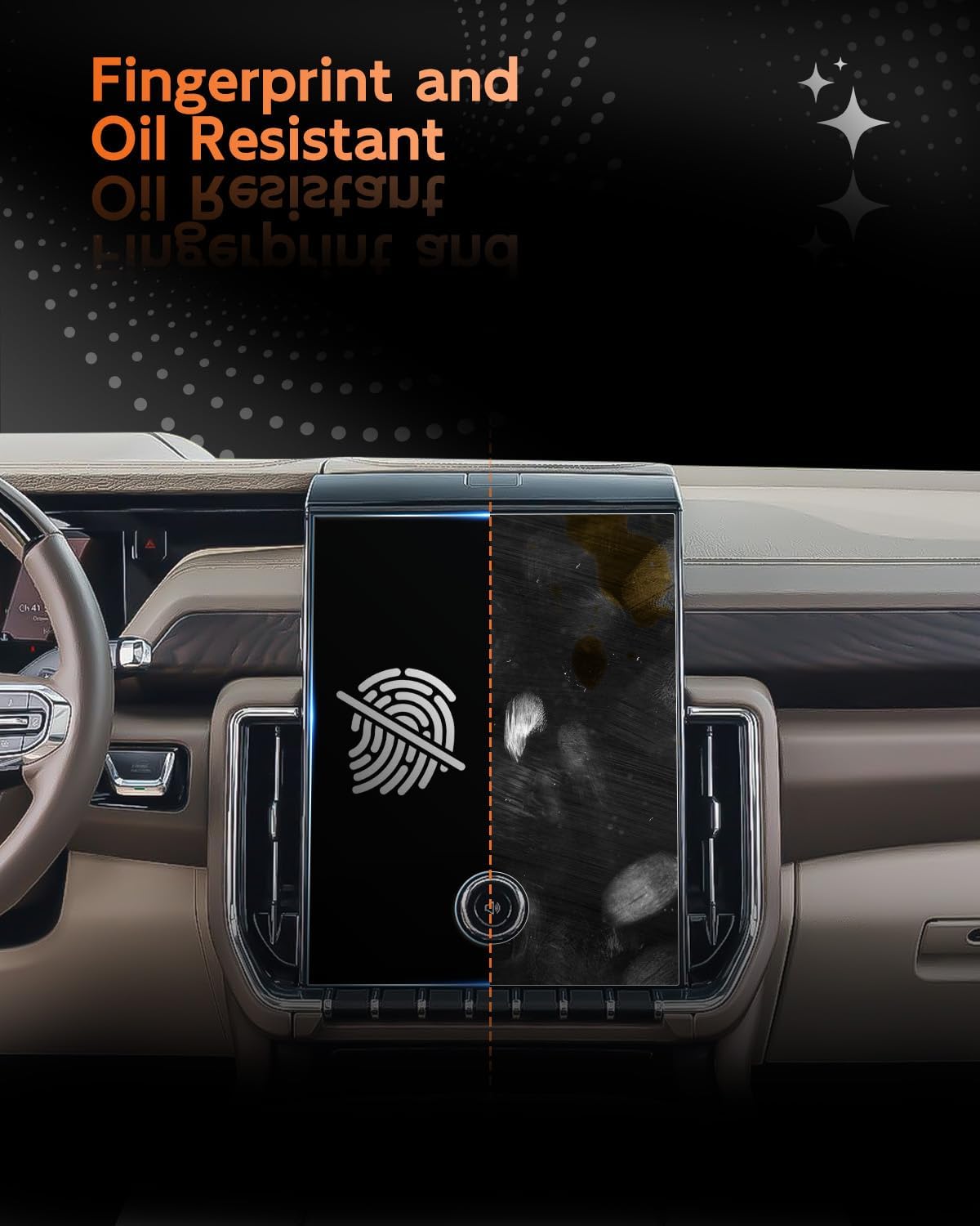 For 2025 2026 GMC Yukon Screen Protector - 16.8 Inch & Dual 12.6 Inch 9H HD Tempered Glass - Yukon (Elevation, AT4, Denali, AT4 Ultimate, Denali Ultimate) Touchscreen & Dual Rear Media Accessories