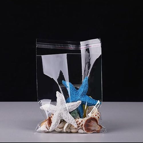 Miniatura 5 de Bolsas de celofán autosellantes de 4 x 4 pulgadas, bolsas de celofán transparentes resellables para violonchelo, 200 bolsas de OPP autosellantes de