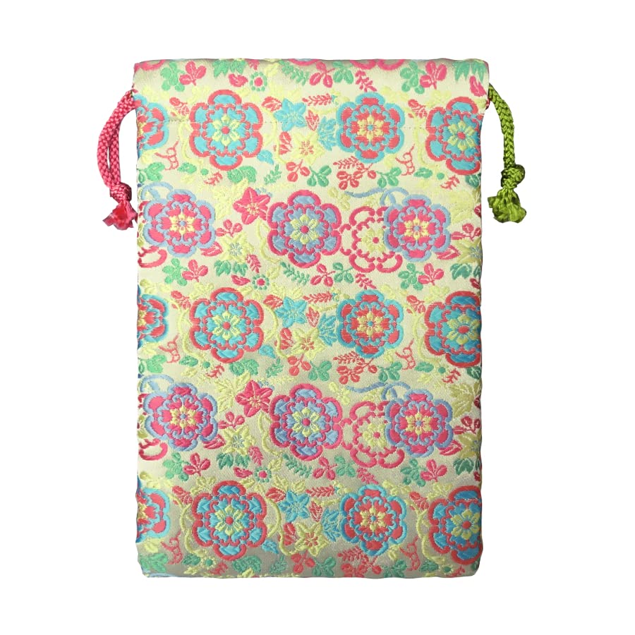 ???? Brocade drawstring bag, lined with Nishijin brocade, 2, size M. (Remonsaika)