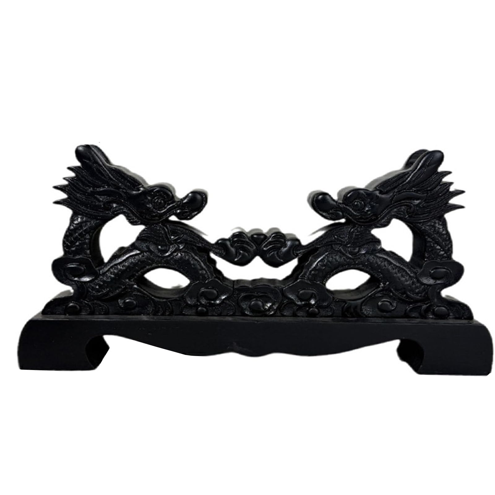 LYVQZPWLR Sword Katana Holder Stand， Samurai Sword Stand Wooden Dragon Shape Display Rack Katana Bokken Black Multiple Sizes(34.5cm)