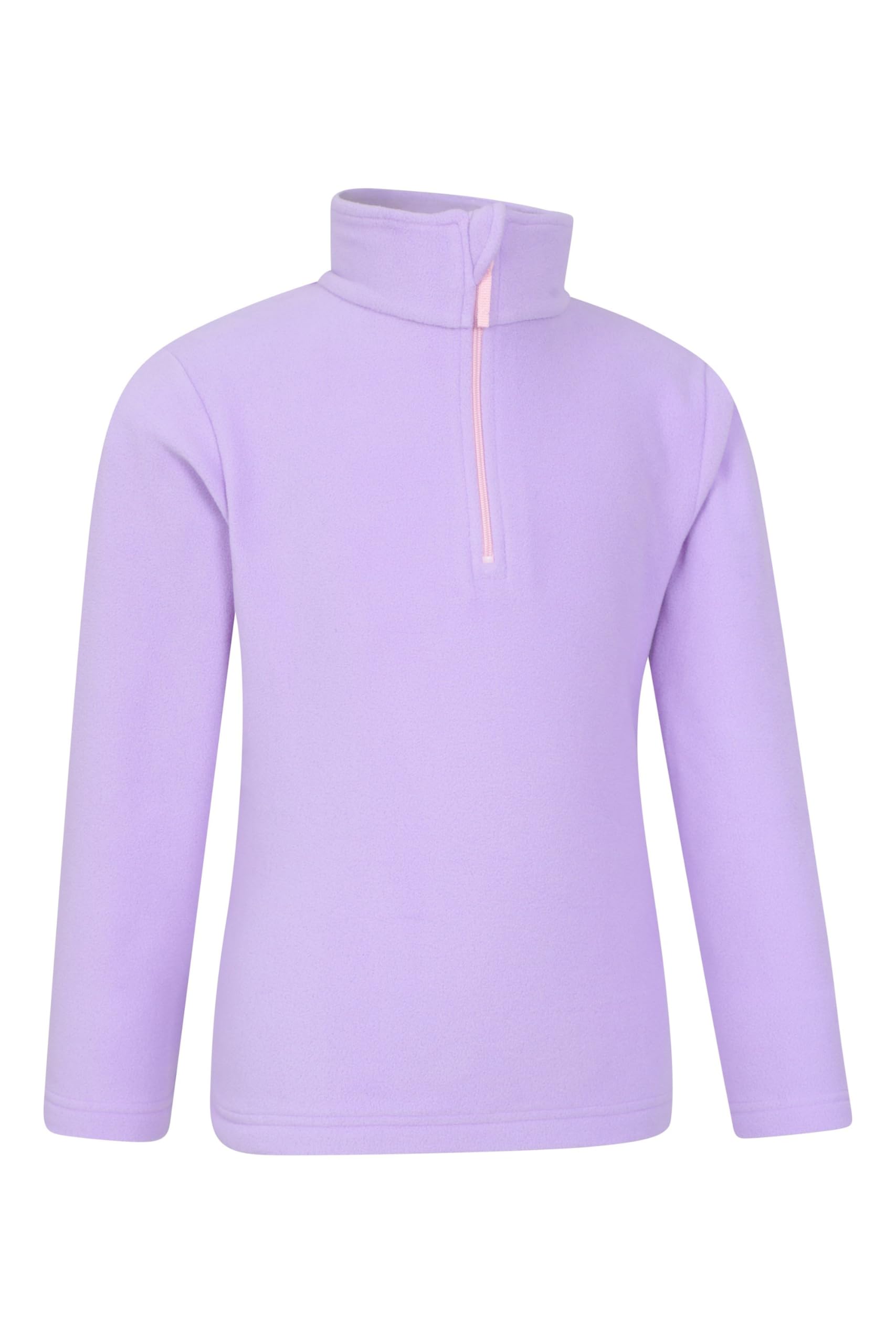 Mountain Warehouse Camber Kids Coral Fleece Top - Lightweight, Quick Drying, Breathable Sweatshirt for Outdoor Activities - Unisex, Suitable for Winter Layering — view 4