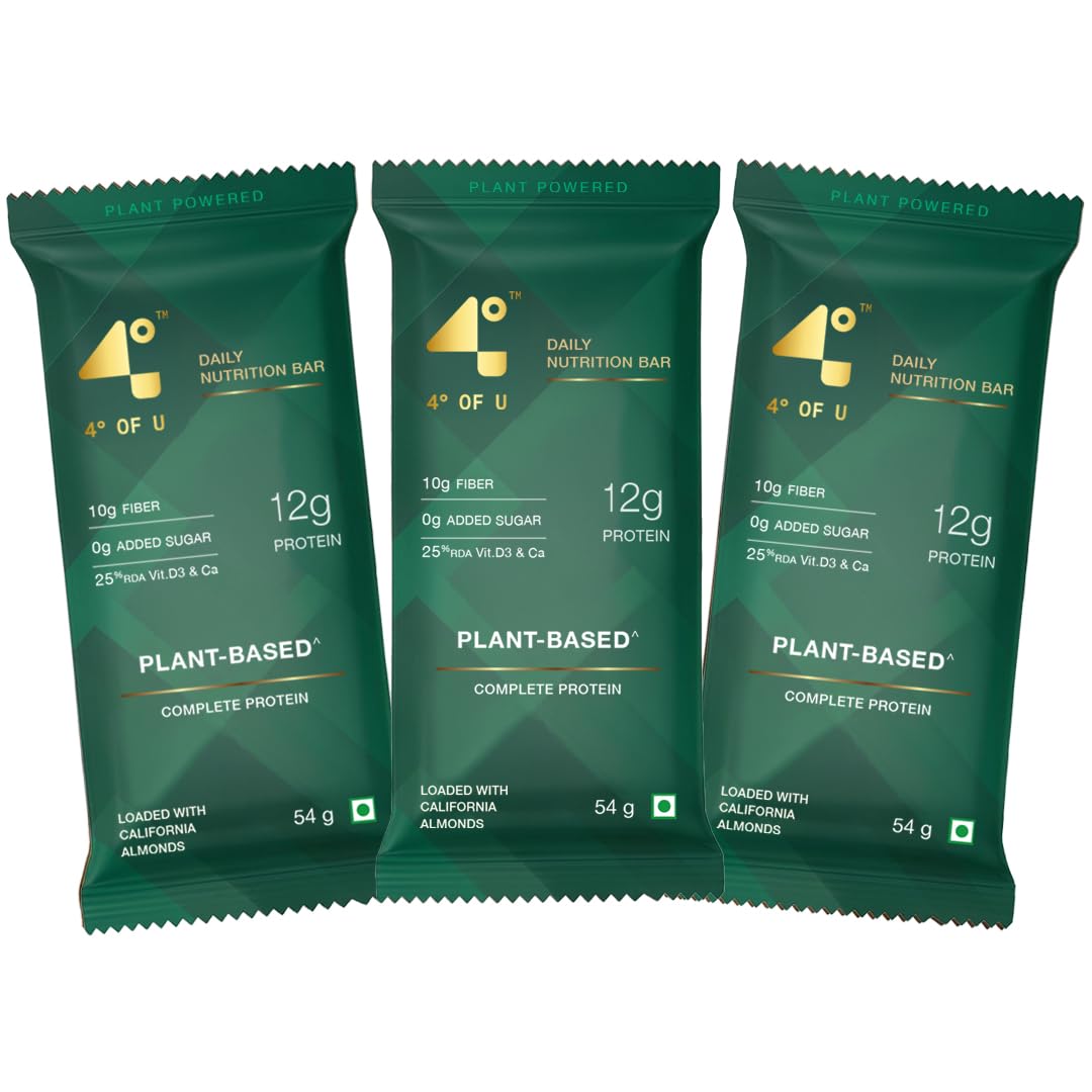 4 Degrees of U Women’s Wellness Protein Bar, Coconut | 12g Protein with No Added Sugar | 10g High Fibre, Calcium & Vitamin D3 | Pack of 1 (54g) — Amazon image 21