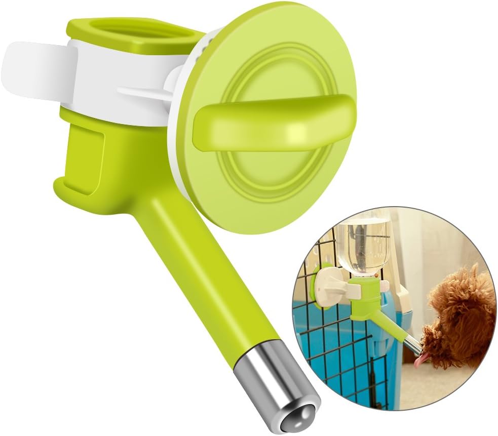 Pet Water Dispenser, Hanging Dog Crate Water Bottle Dispenser Leakproof Auto Feeding Water Bottle for Pets Dogs Cats ()