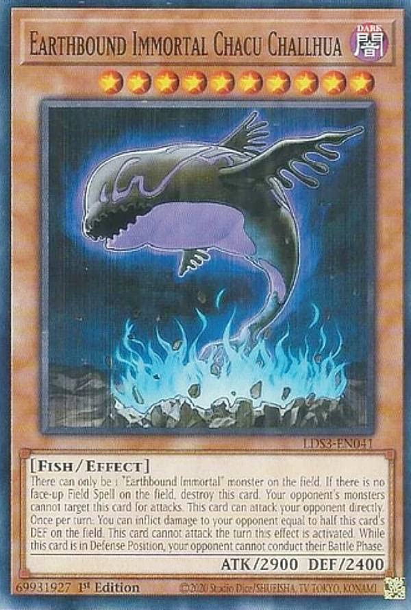 Amazon.co.jp: 遊戯王 LDS3-EN041 地縛神 Chacu Challhua 