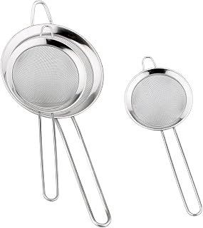 Multifunctional Stainless Steel Filter Spoon, 3-Piece Fine Mesh Milter, Stainless Straniners, Easy to Clean. Safe, Durable, and Versatile.