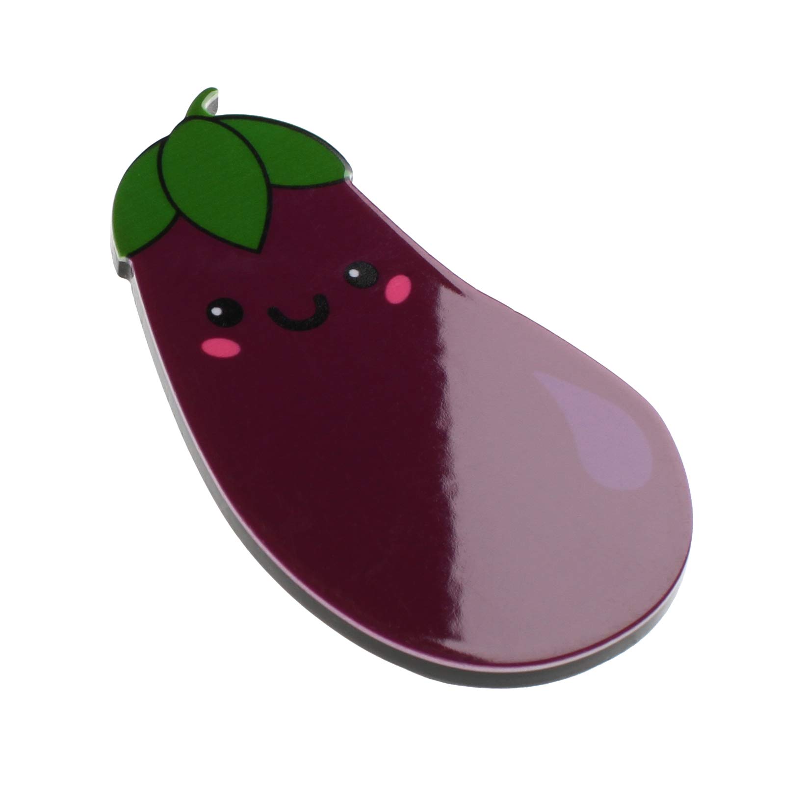 Aubergine Eggplant Emoji Cute Vegetable Novelty Magnet