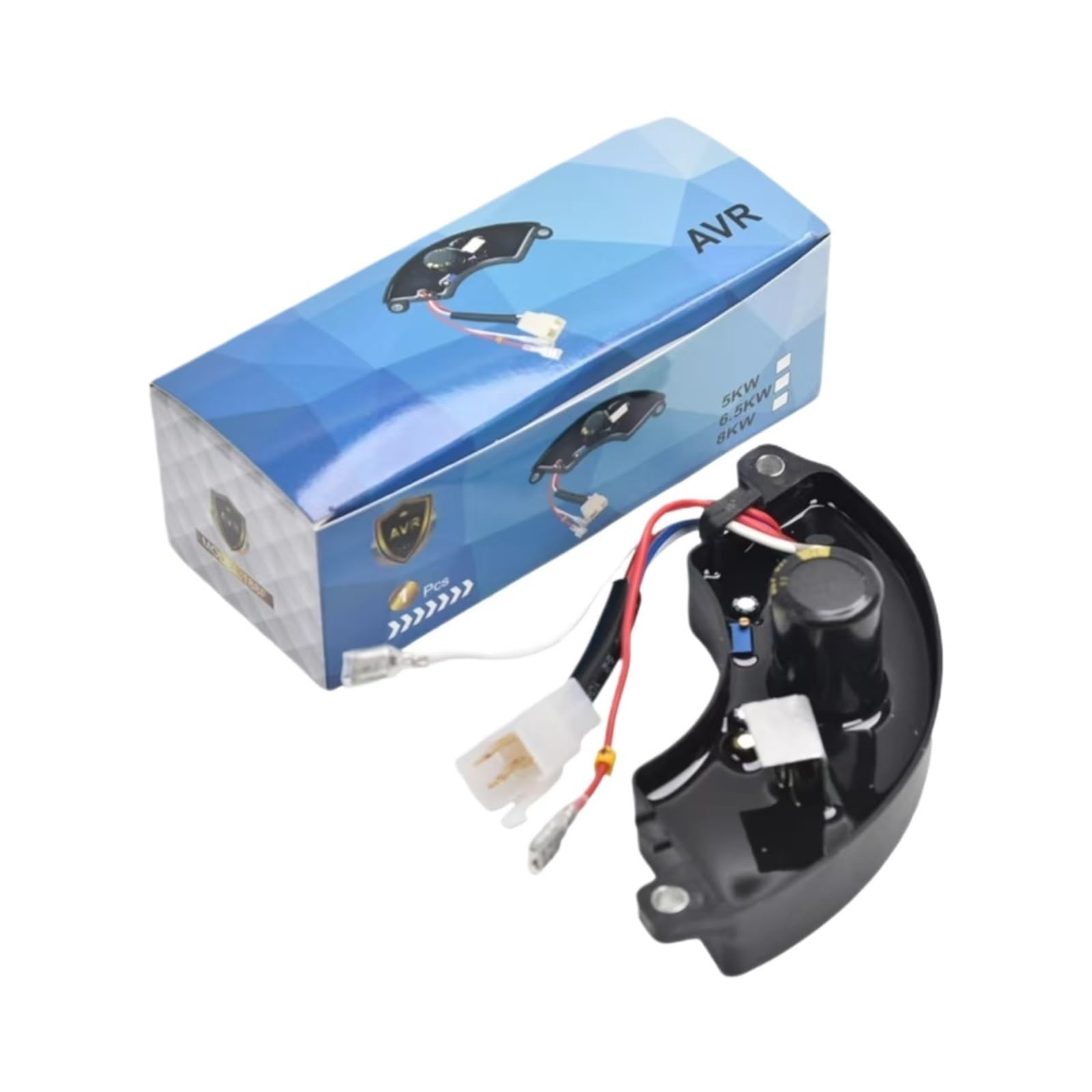 Generatory benzynowe AVR 5-6,5 kW i 7-8 kW z jednofazowym automatycznym regulatorem napięcia AVR.(5-6.5KW 3Phase 8wire)