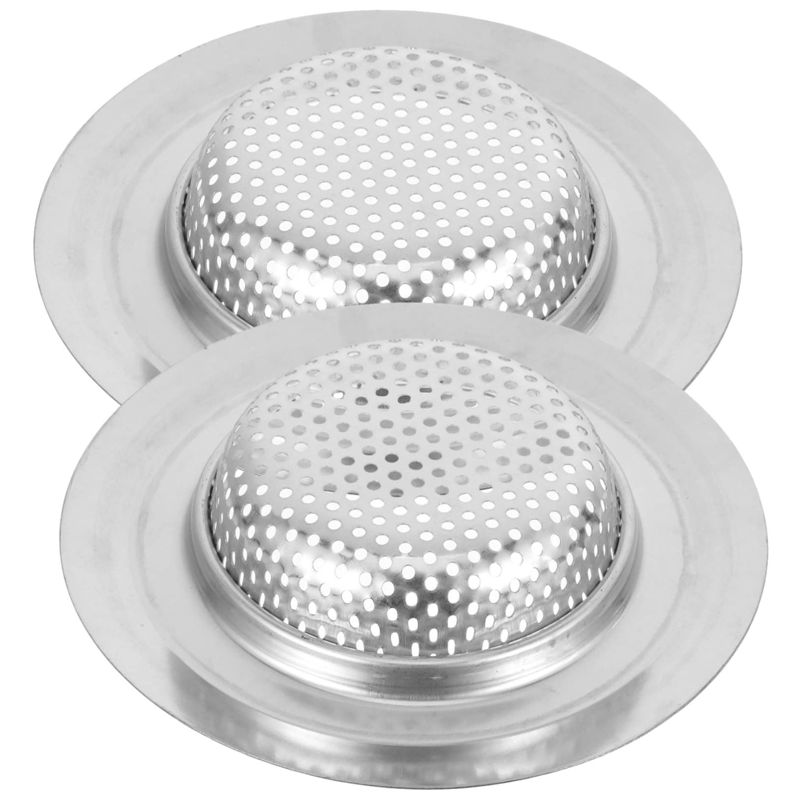 SHINEOFI 4 Sätze Abflusssieb Küchenspülen Filter Haarfänger Abflusskorb Für Waschbecken Badewanne Rostfrei Langlebig Einfach Zu Reinigen 2 Stück * 4