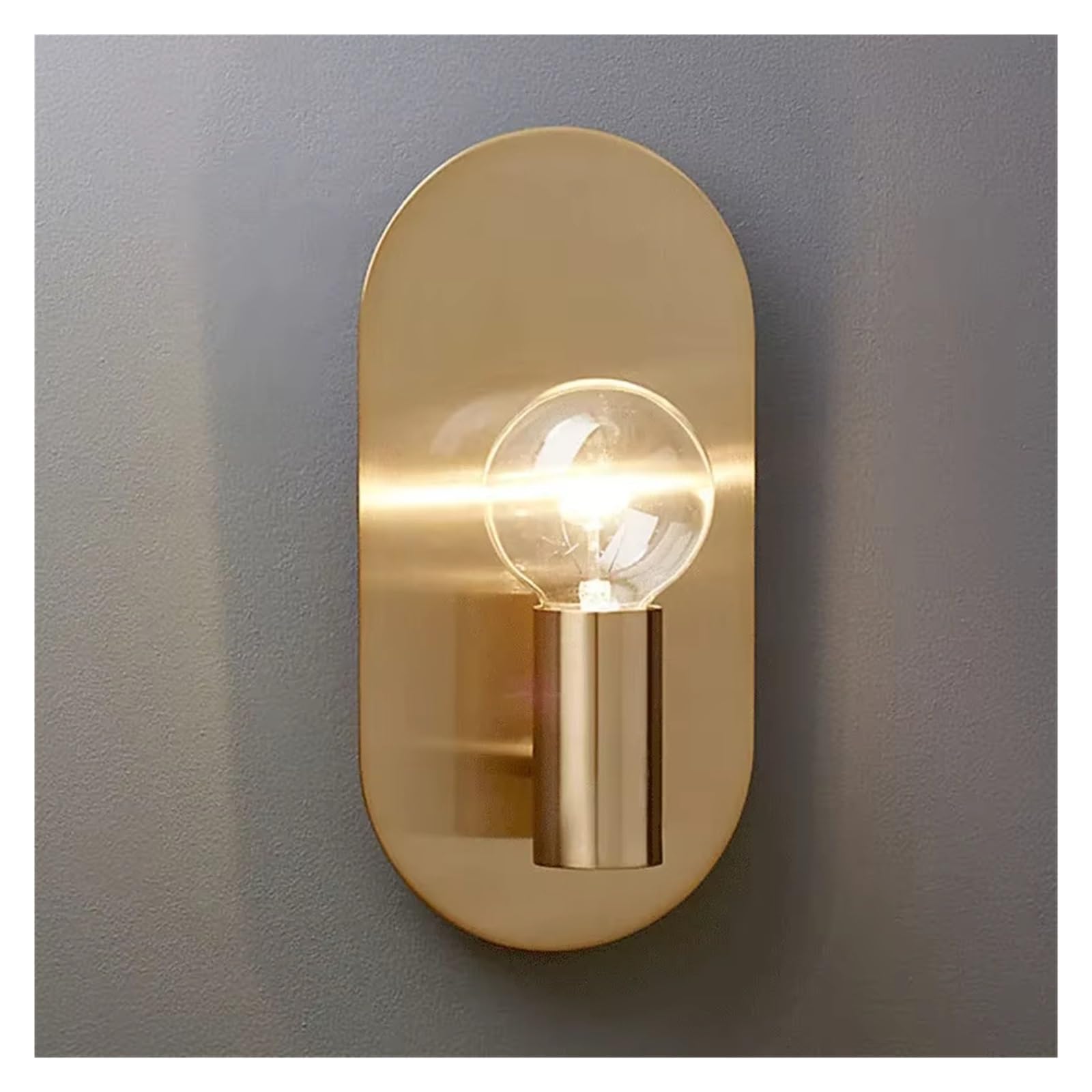 HPTHLY Gold Bedroom Wall Lamp Decor Indoor Sconce Fixtures Luminaire Bedside Mounted Night Light,Simple