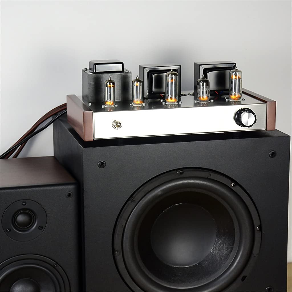 Amplificador Audio Classe a Tubo Amplificatore di Potenza Professionale Tubo A Vuoto Amp 6n2 6p1 HiFi Stereo Suono Amplificatore per Altoparlanti