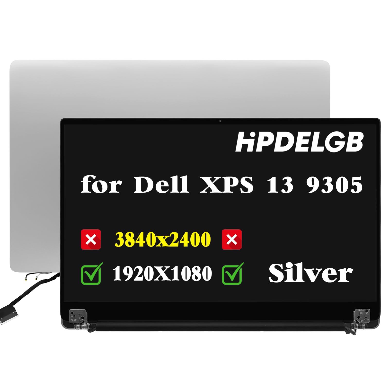 Amazon.co.jp: HPDELGB 交換用 Dell XPS 13 9305 LCDディスプレイ