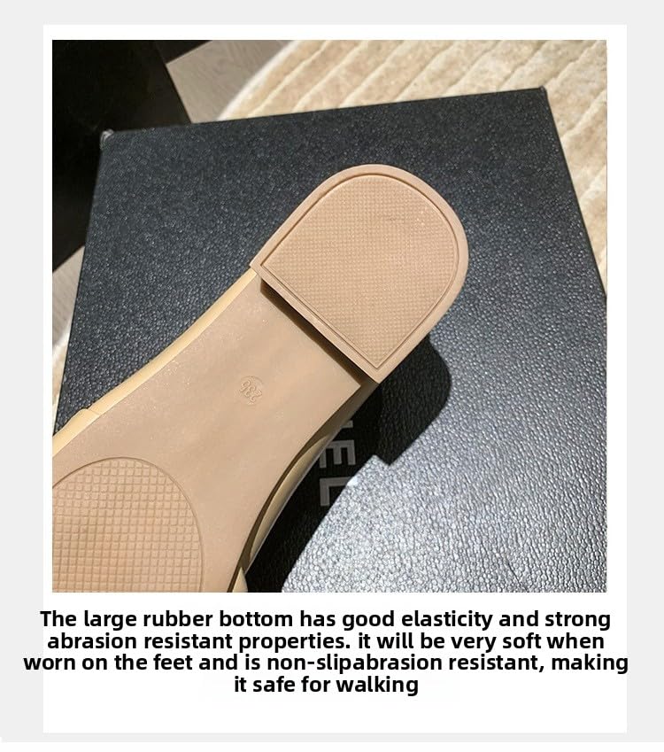 Fairy wind gentle soft-soled ladyshoes spring and autumn new versatile flat-soled Doudou grandma single shoes girl4