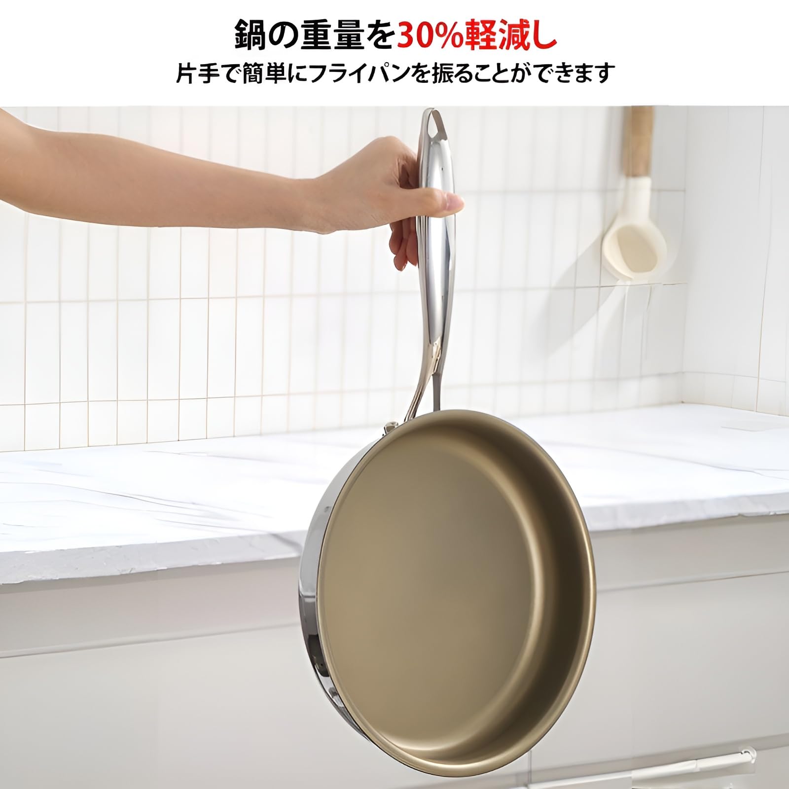 Amazon | チタン合金フライパン【プロ仕様・有害物質なし