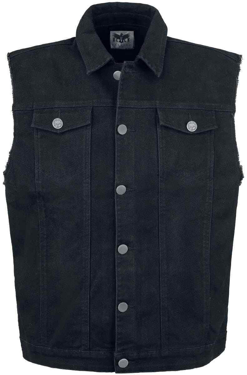 EMP Hombre Chaleco vaquero negro
