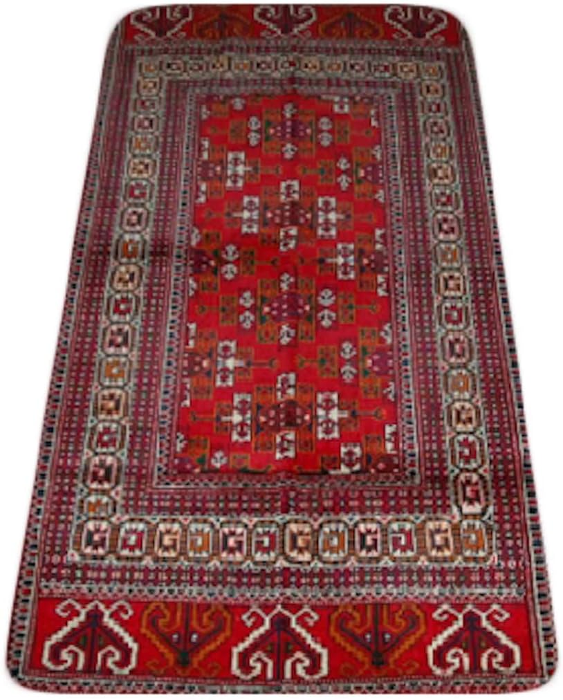 Turkmen Rug (3.9 x 2.6 ft, YC0102)
