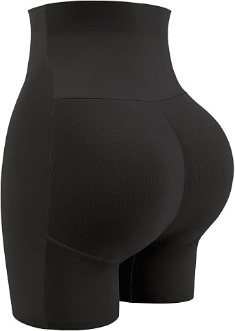 JOYSHAPER Womens Padded Underwear Butt Lifter Panties Shapewear Tummy Control High Waist Hip Pads Enhancer Shorts