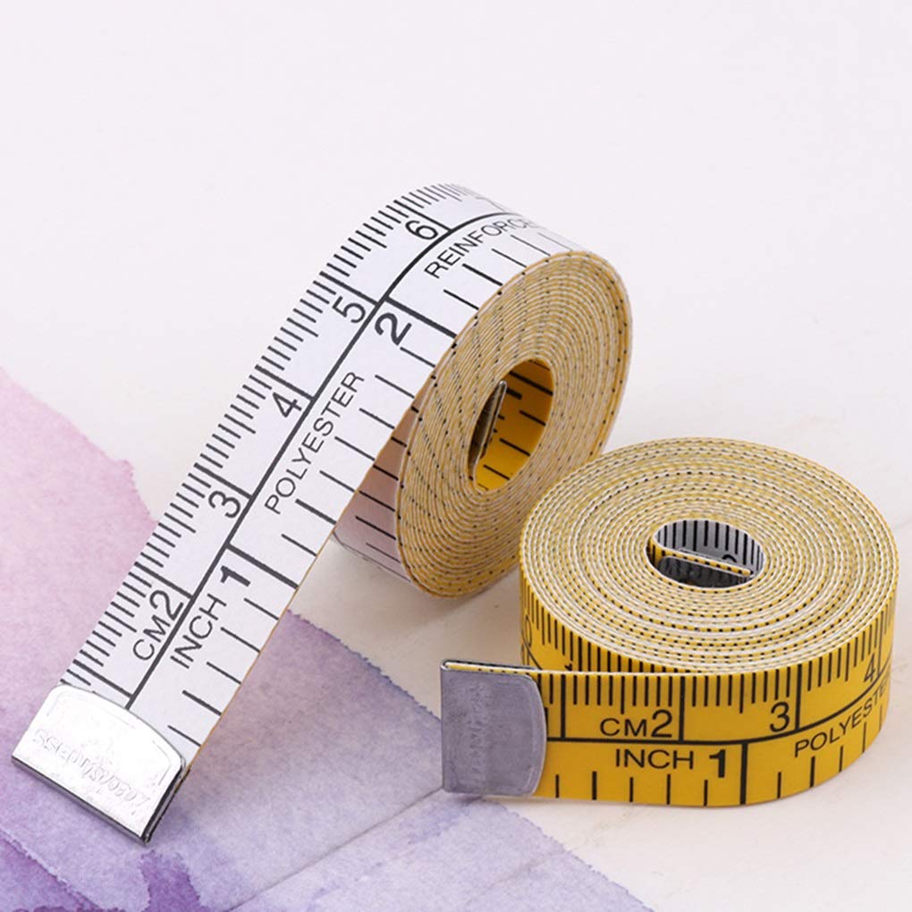 Regla de Doble Escala de 1,5 m, Cinta métrica Suave, Reglas Flexibles, Regla para Tela a Medida para Costura Corporal, Accesorios de Costura