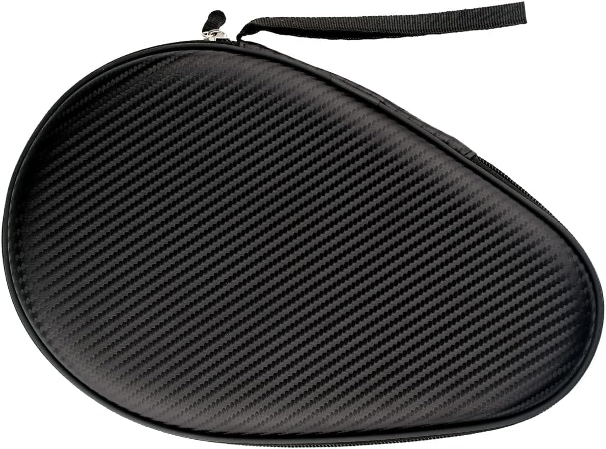 Ping Pong Paddle Case, Table Tennis Racket Cover, Hard Shell Ping Pong Portable Storage Bag, Elastic Straps Design, Drop Resistant and Durable, for Carry and Protect Ping Pong Paddle