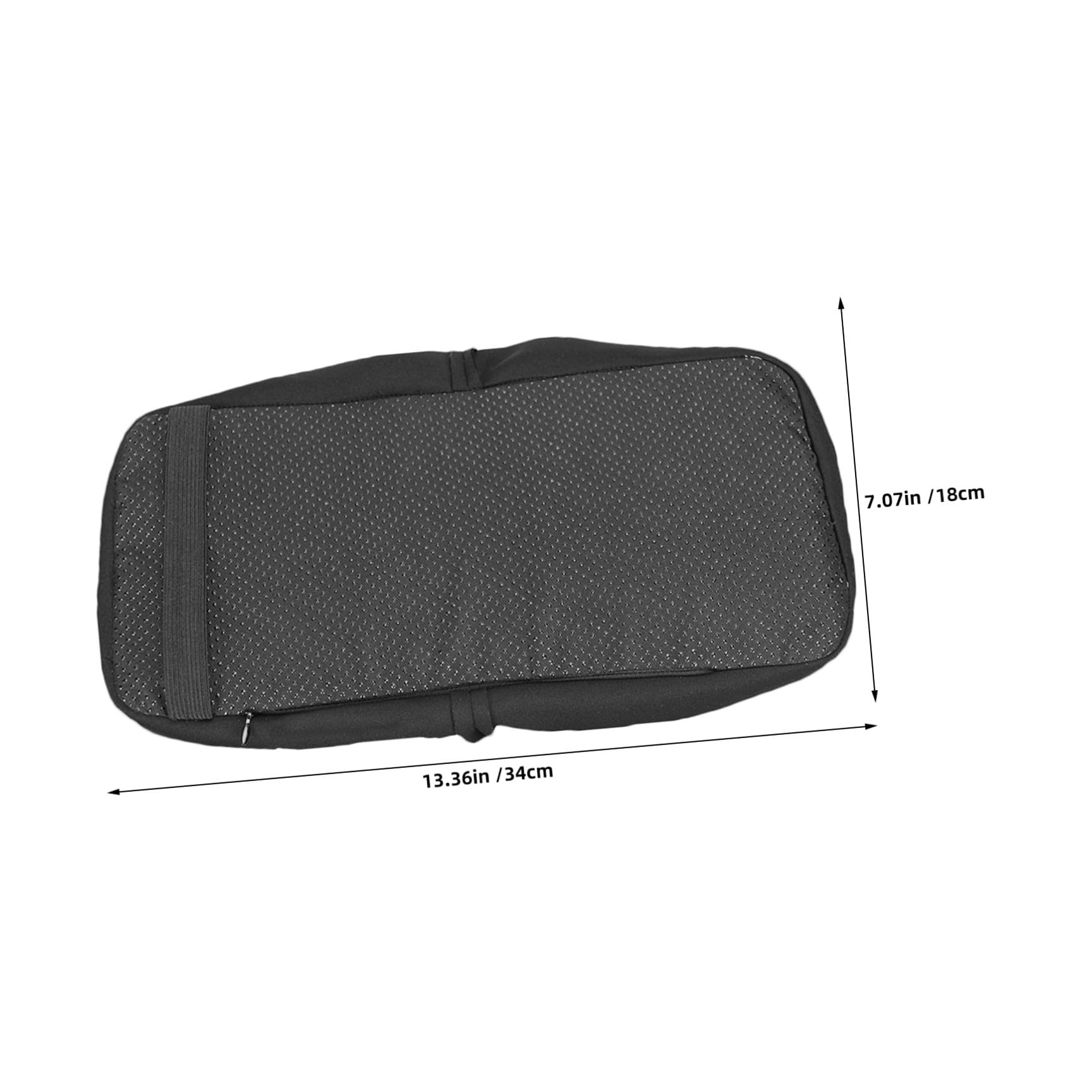 2 Piezas Funda Cubierta de de Removible de Poliéster Viscoelástica para Asiento en Andador de Negro para Scooter Rehabilitación Domiciliaria