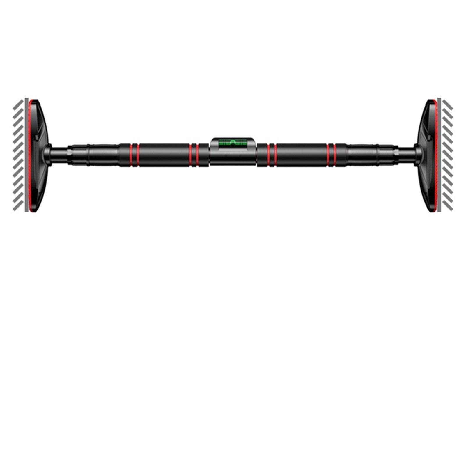 QUSYZD Chin Up Bar Pull-Up Bar On The Doorway, No Screws Wall-Mounted Fitness Bar, 70-140Cm Adjustable, Safe Load-Bearing 300Kg,96