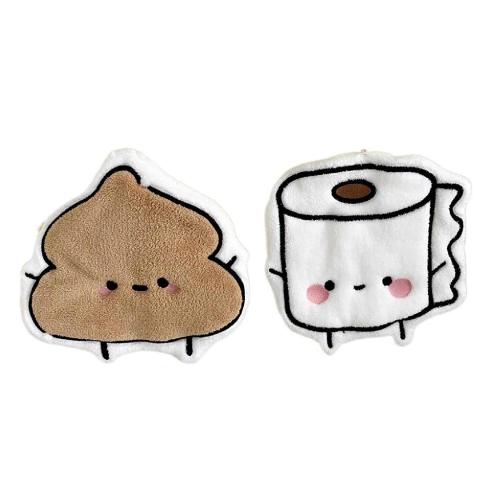 WSQHAO 3Pcs Cartoon Hand Towel Hangable Thickened Wipes Soft Absorbent Cloth Kitchen for Hand(Color3)