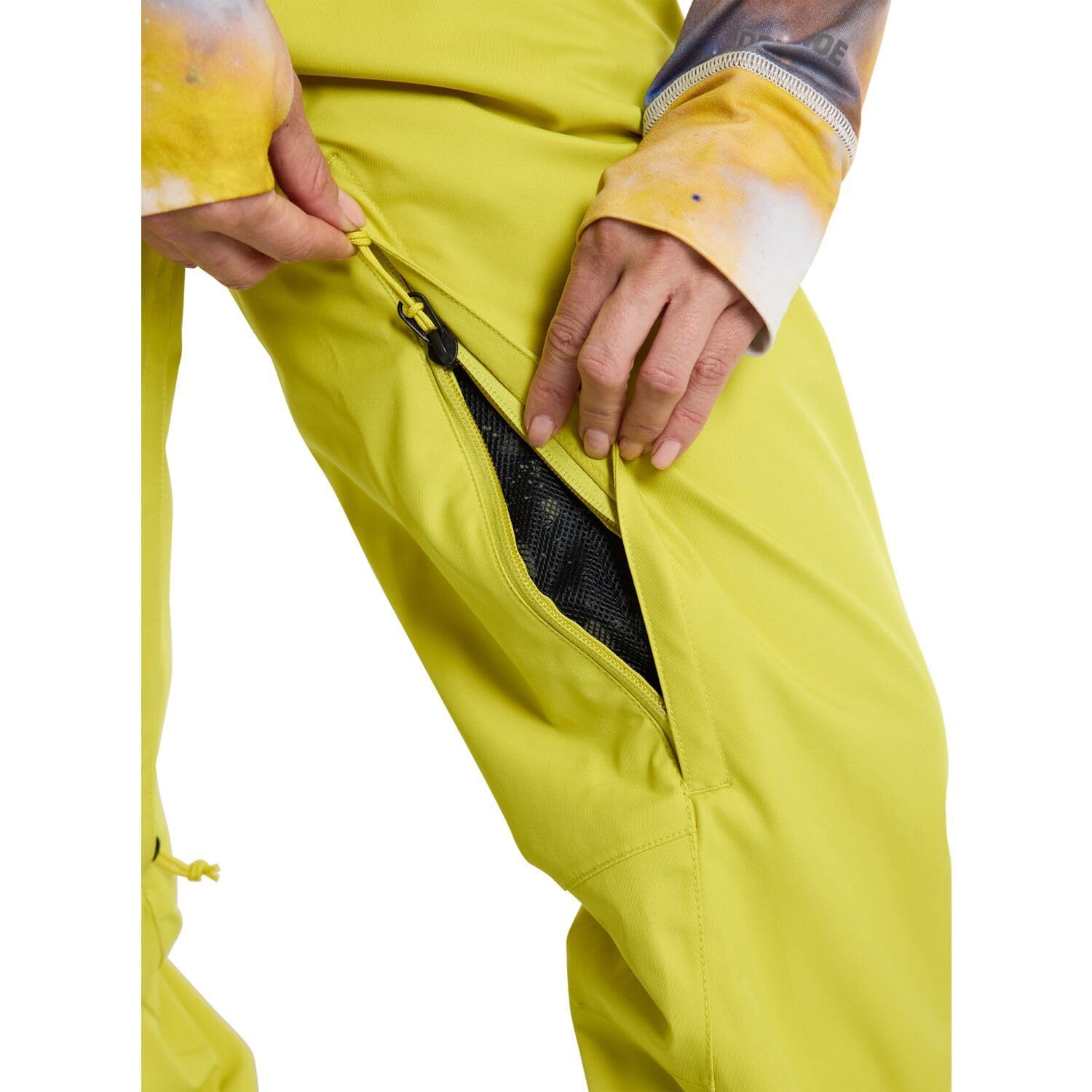 Burton Womens' Marcy High Rise 2L Stretch Waterproof Snow Pants (Standard, Small, Sulfur)