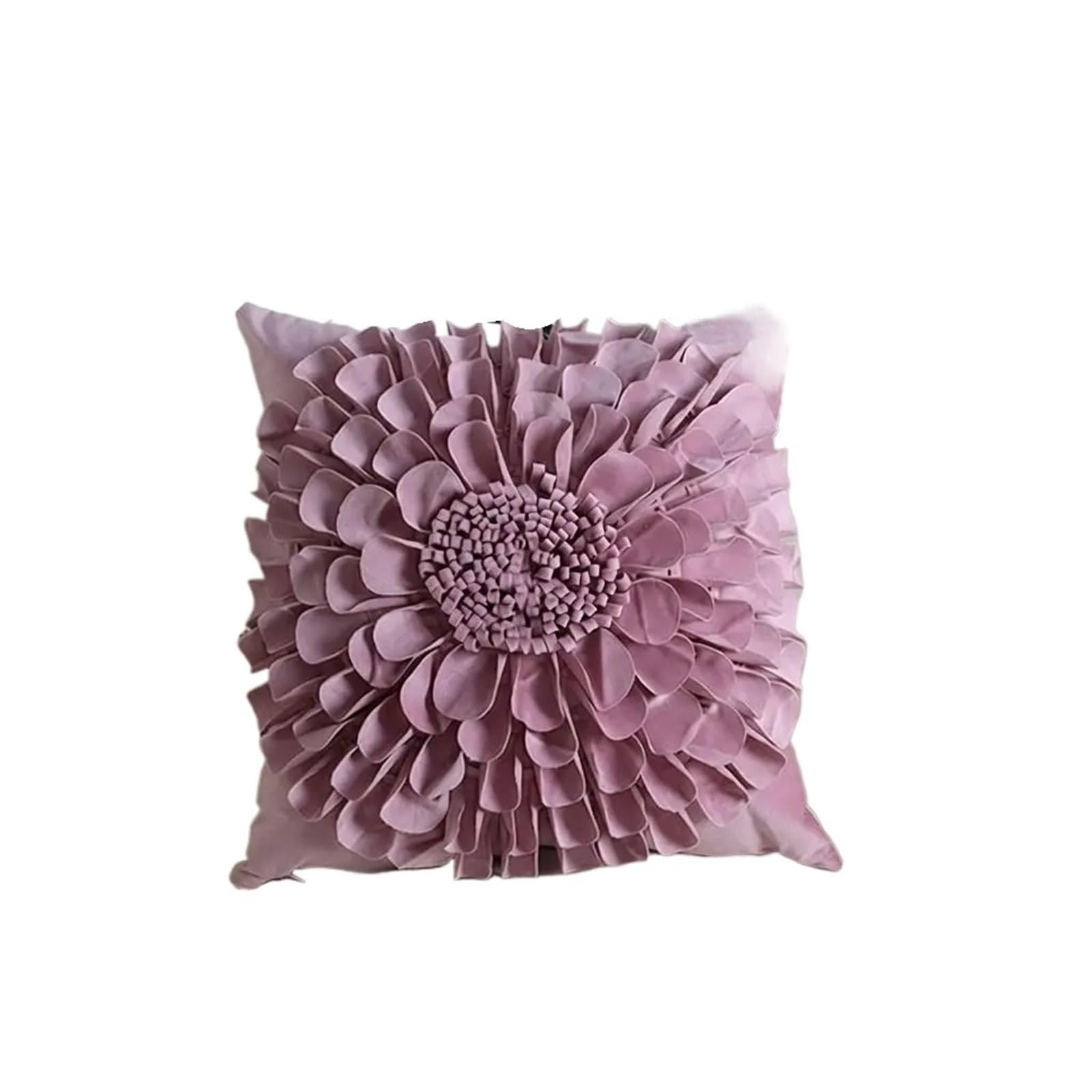 LCKKJHG Velvet Embroidered Flower Pillowcase Office Sofa Bed Headrest Cushion Home Decor Back Support Pillow(Color-10)