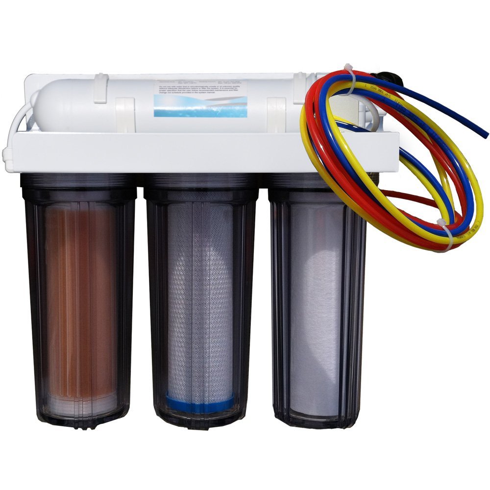 Abundant Flow Water ARO-Omega Sistema RO/DI a 4 stadi Filtro per acqua per acquario, osmosi inversa 100 GPD