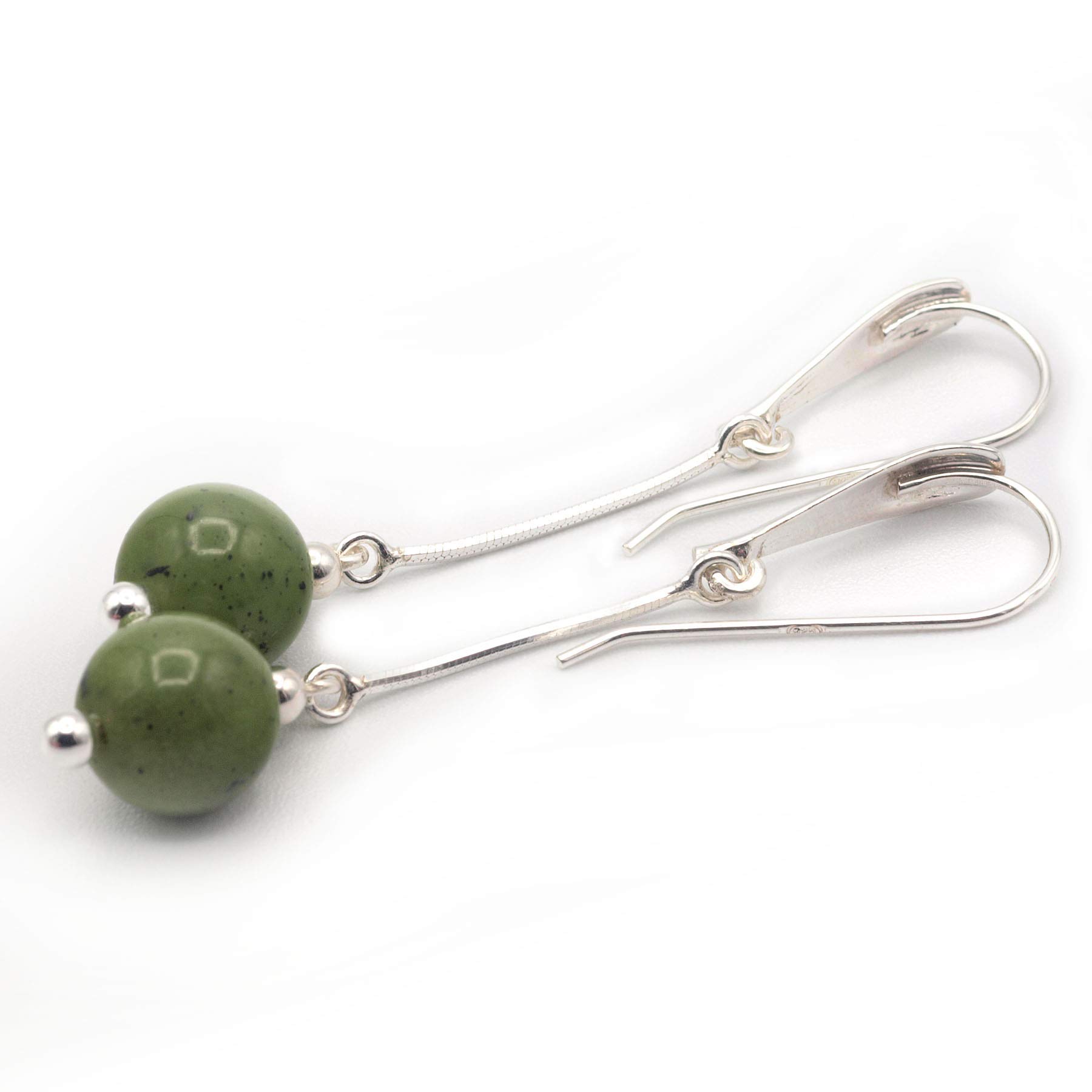 Pendientes Jade y Plata 925