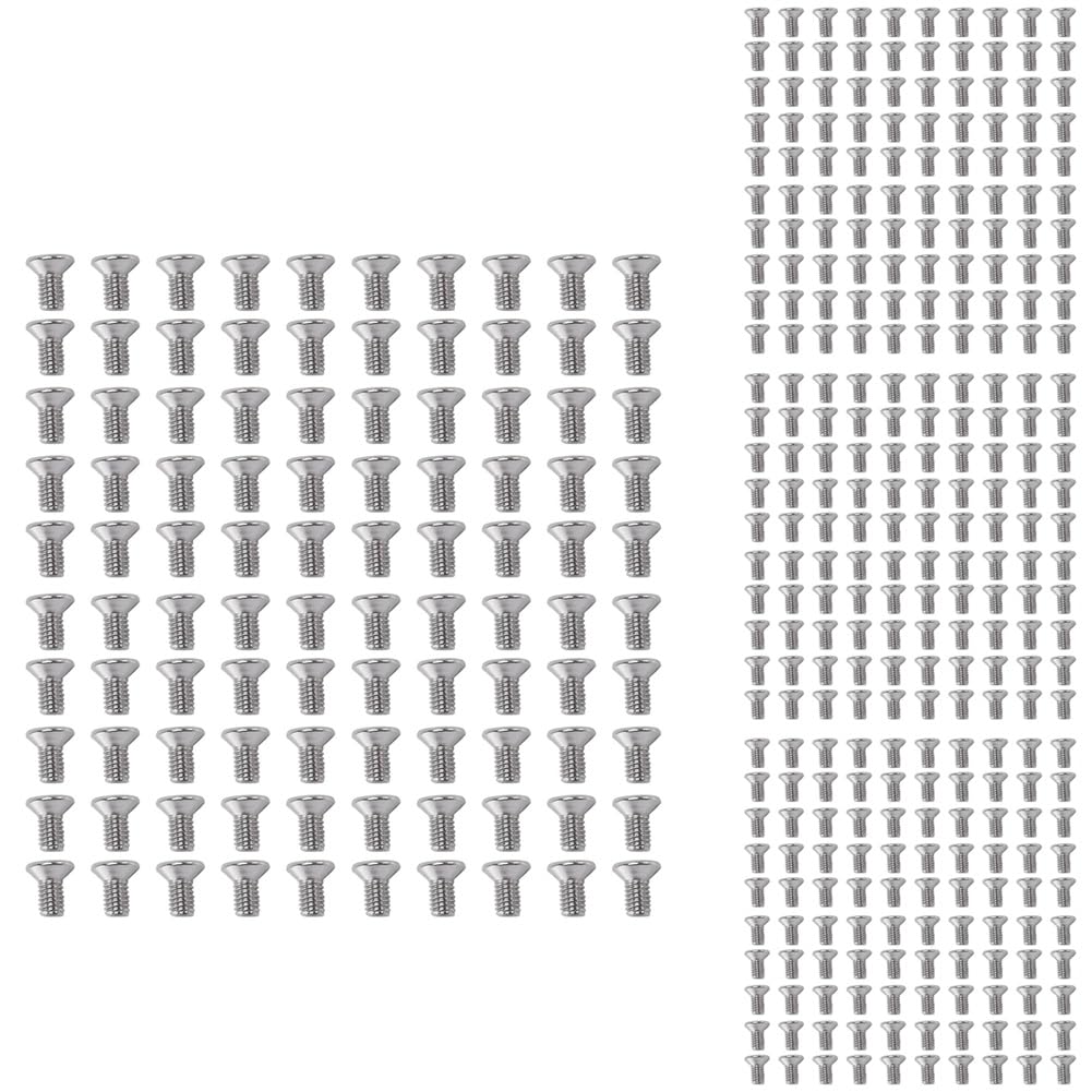 Jnchdghwa Silver M3 X 6Mm Flat Head Countersunk Bolts Machine Screws 500Pcs
