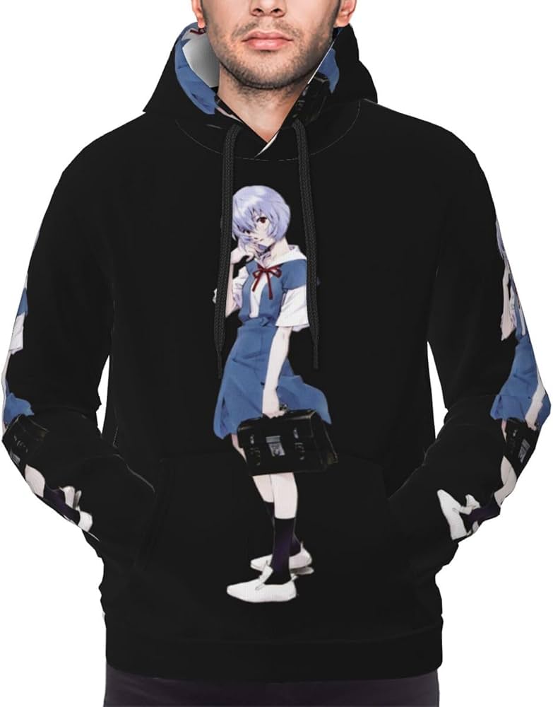 Amazon.co.jp: 新世紀エヴァンゲリオン 綾波レイ パーカー メンズ