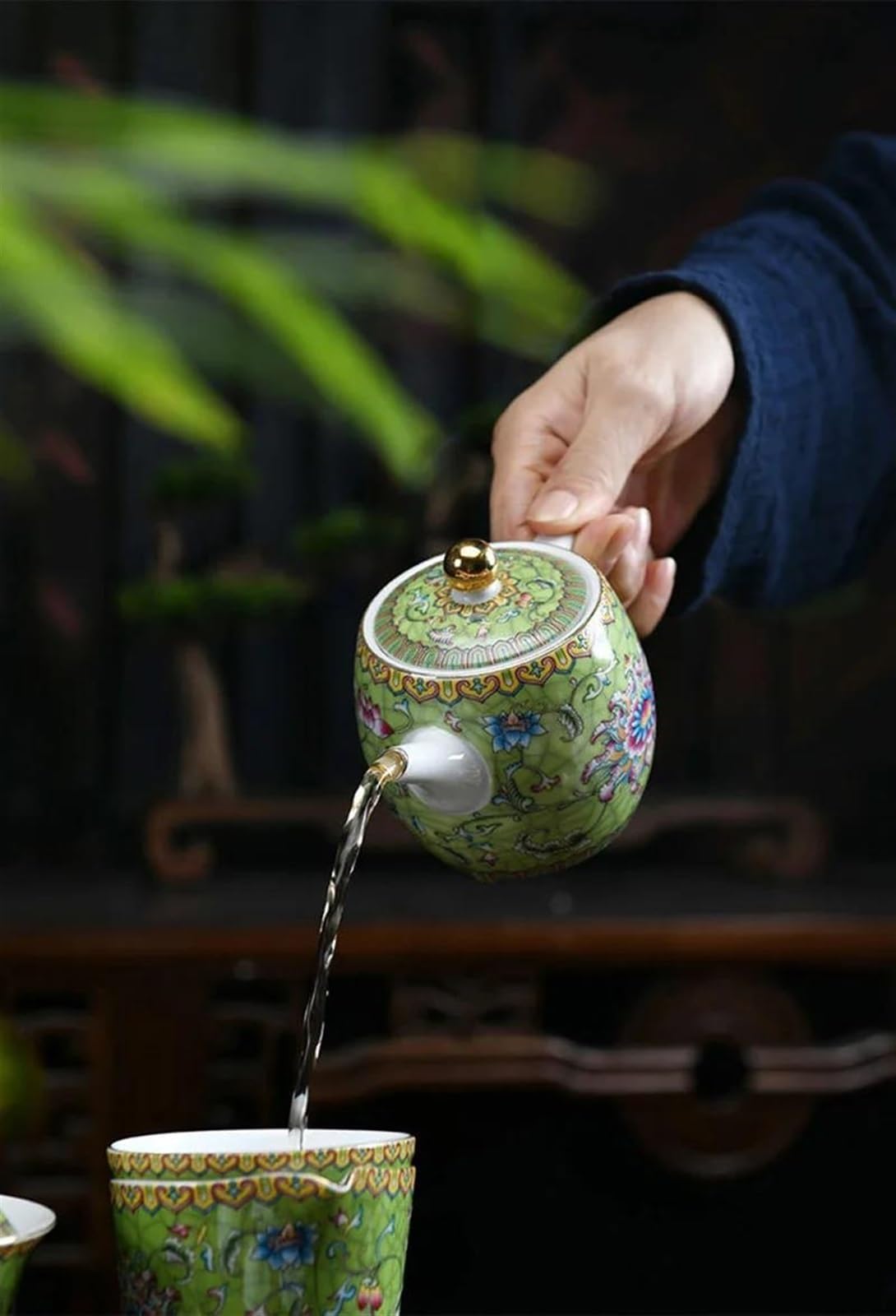 Czajnik, zestawy do herbaty podróżnej, zestaw do herbaty popołudniowej z czajniczkiem, orientalna porcelana, ceramika, czajniczek Gaiwan, zestaw do ceremonii parzenia herbaty, emaliowany czajniczek,