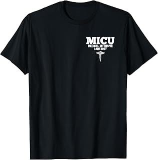 MICU Registered Nurse Intensive Care Unit RN Staff T-Shirt