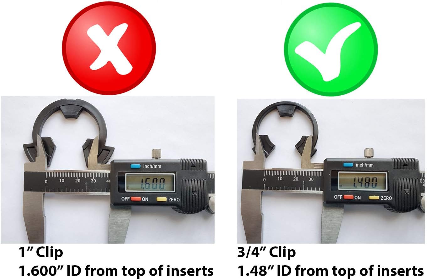 7337563, WS60X10004, 1205500, 7116713, 1205500, 7116713, Compatible with Kenmore, GE Water Softener Replacement Clip