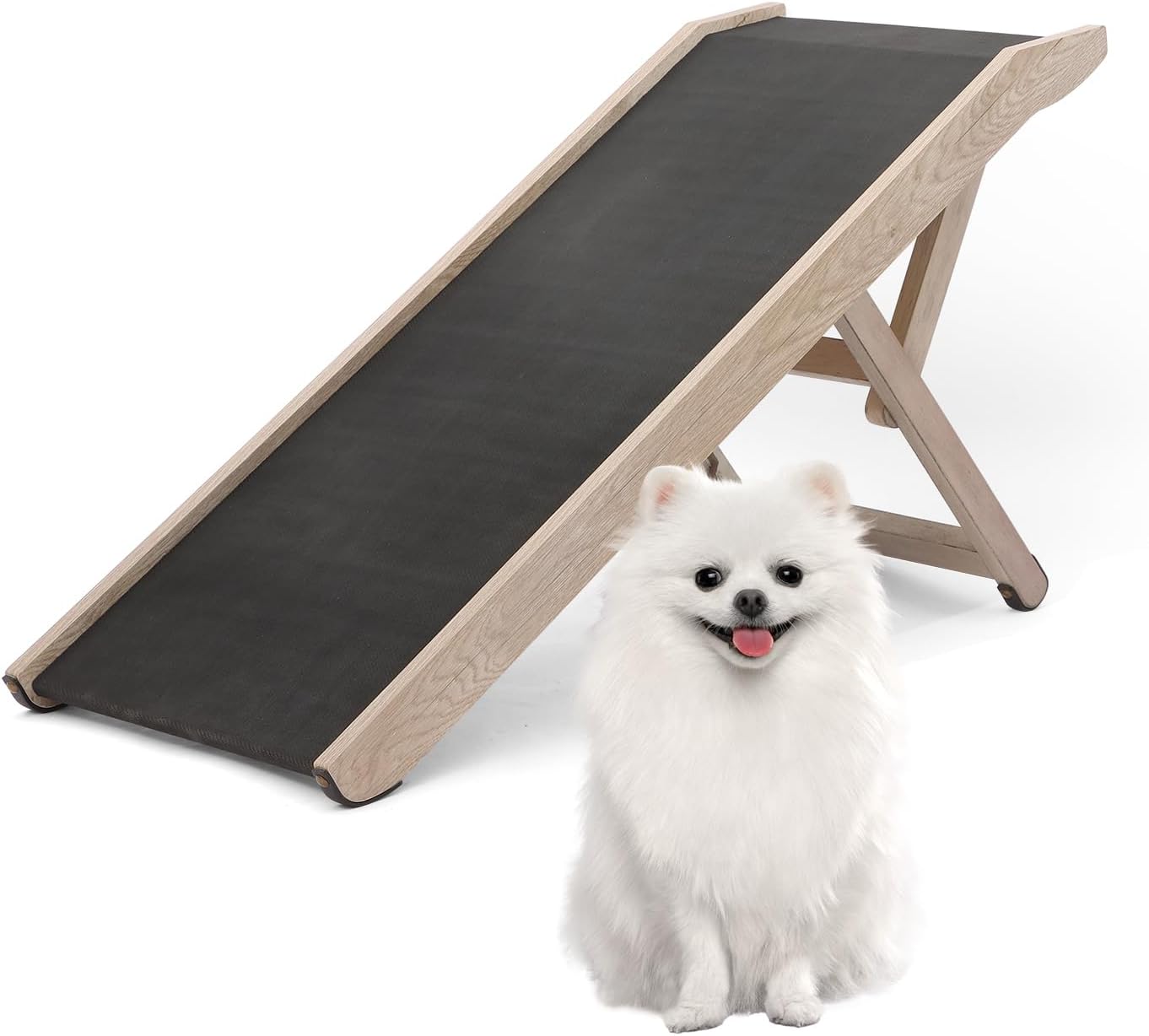 EFAN Pet Ramp Car Dog Ladder Heght Adjustable Wth Non-slp Carpet - View #5