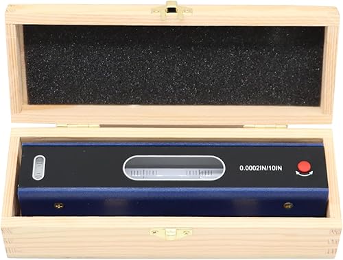 Nivel de precisión maestro de 8 pulgadas con precisión de caja de madera 0.0002"10" para verificar el paralelismo de la rectitud La superficie del