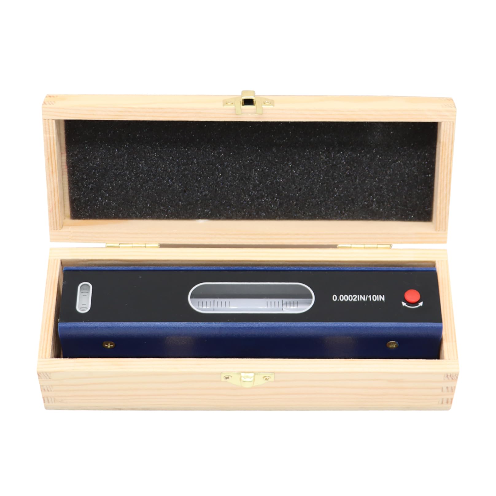 Nakkaa 8 Inch Master Precision Level with Wooden Box Accuracy 0.0002"/10" for Checking the Straightness Parallelism The Surface of Machine Tools Equipment