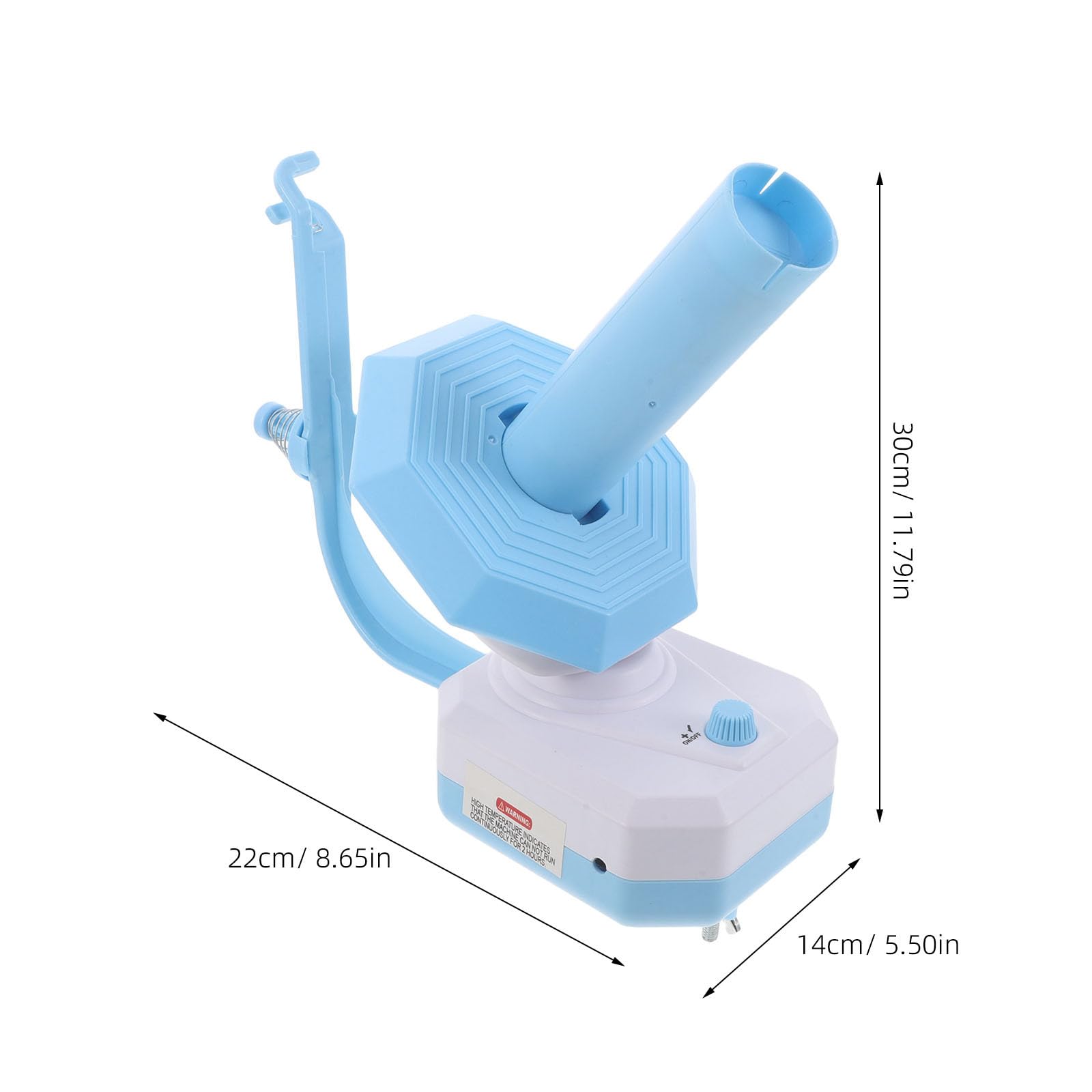 DOITOOL 1 zestaw elektrycznego nawijacza włóczki - przenośny, zasilany przez USB nawijacz włóczki do szydełkowania - automatyczne urządzenie do nawijania do wełny dziewiarskiej, zarządzania ą,