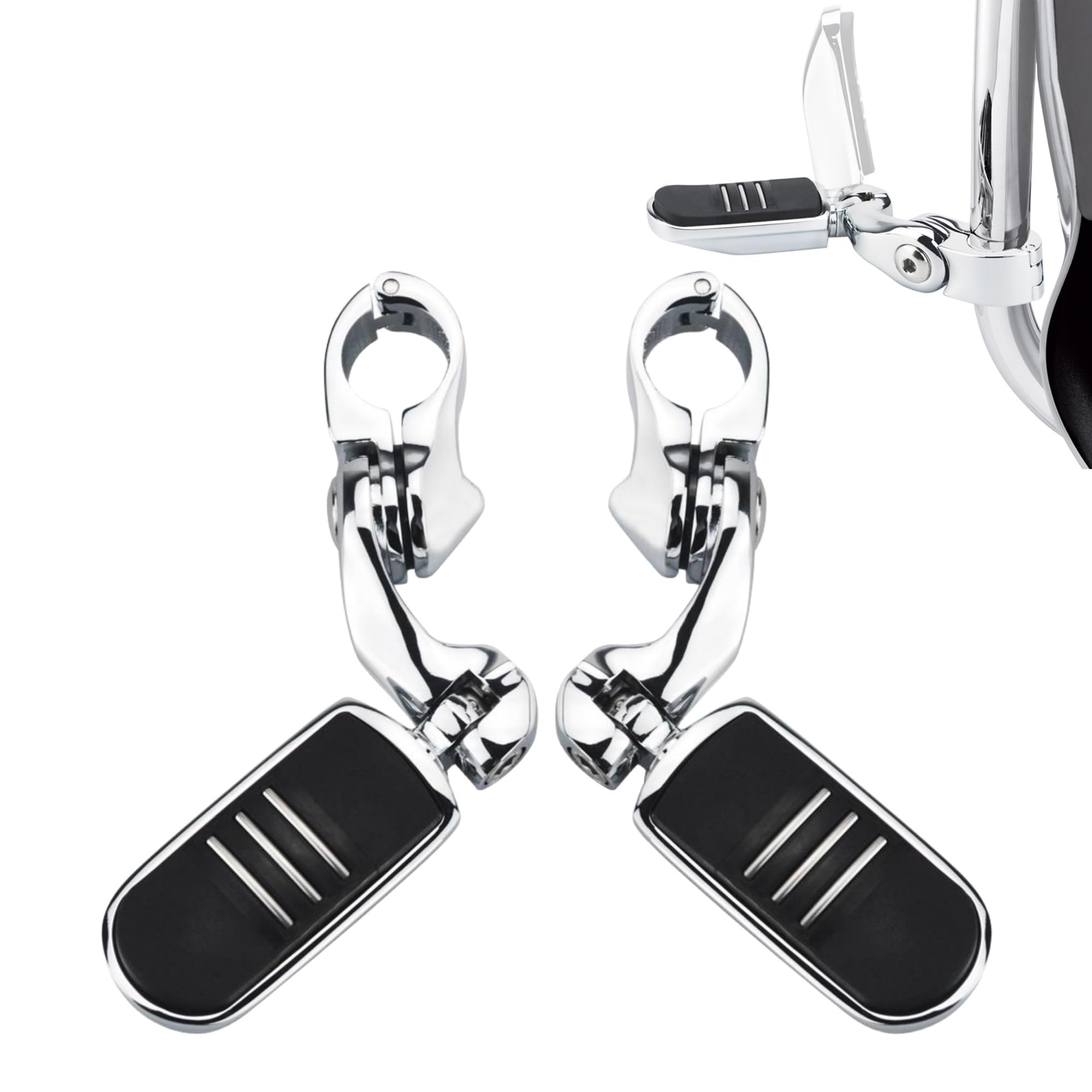 Repose-pieds pour protection moteur de moto pour voyager en Harley Road King et Low Rider