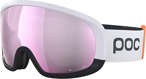 POC, Fovea Mid Clarity Comp, gafas, naranja fluorescenteblanco hidrógenoluz baja, talla única