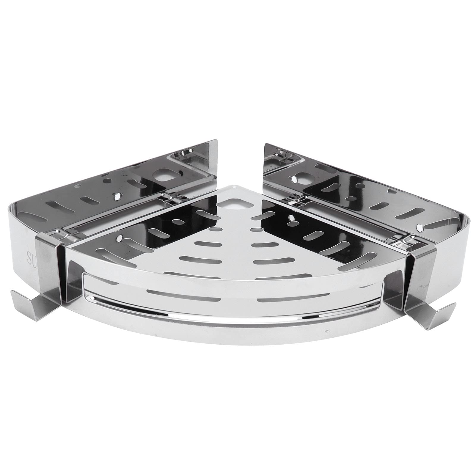 Alvinlite Bathroom Corner Shower Shelf - Durable 304 Stainless Steel Wall Mounted Corner Shower Caddy Storage Organizer for