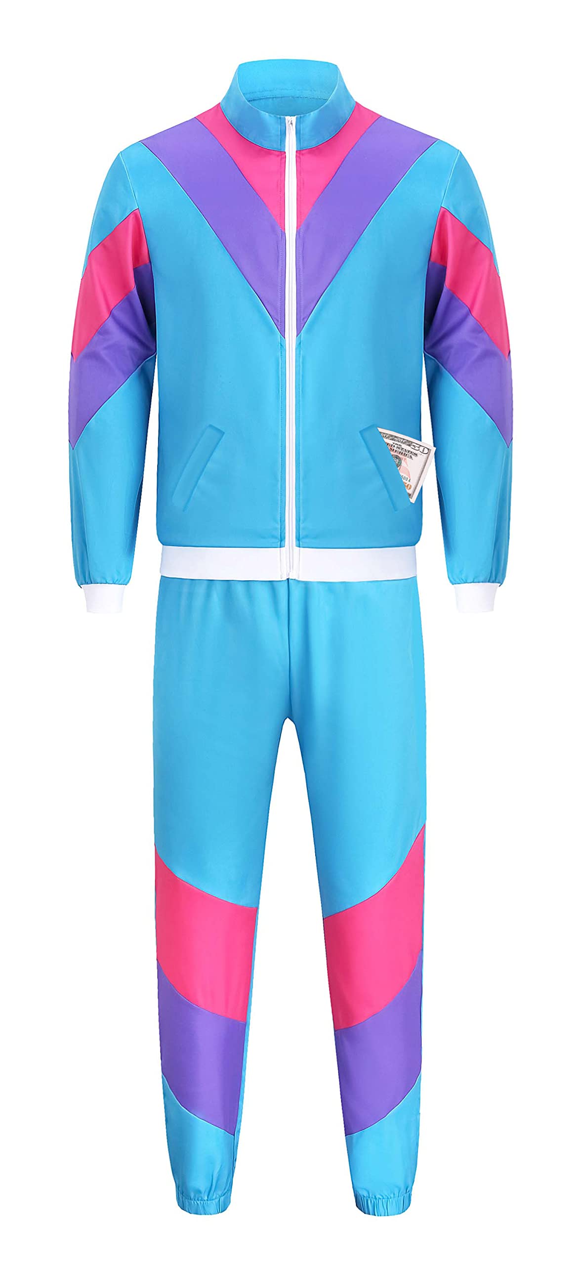 80s 90s Costume Tracksuit for Adults Men Women-image-24