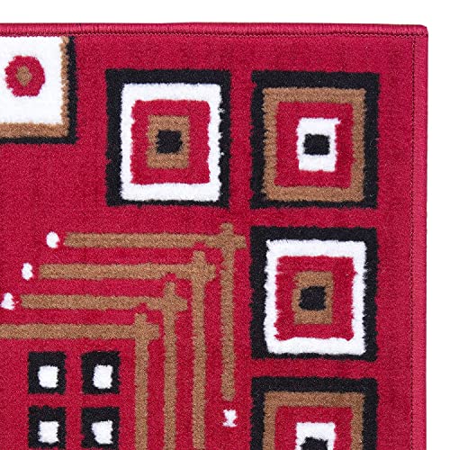 Image of Most Demanded Elegant Modern Floral Soft Polyster Anti Skid Runner Carpet for Living Room Office, Kitchen, Sofa, Bedside Bedroom and Hall (60X180 cm) Color Multi