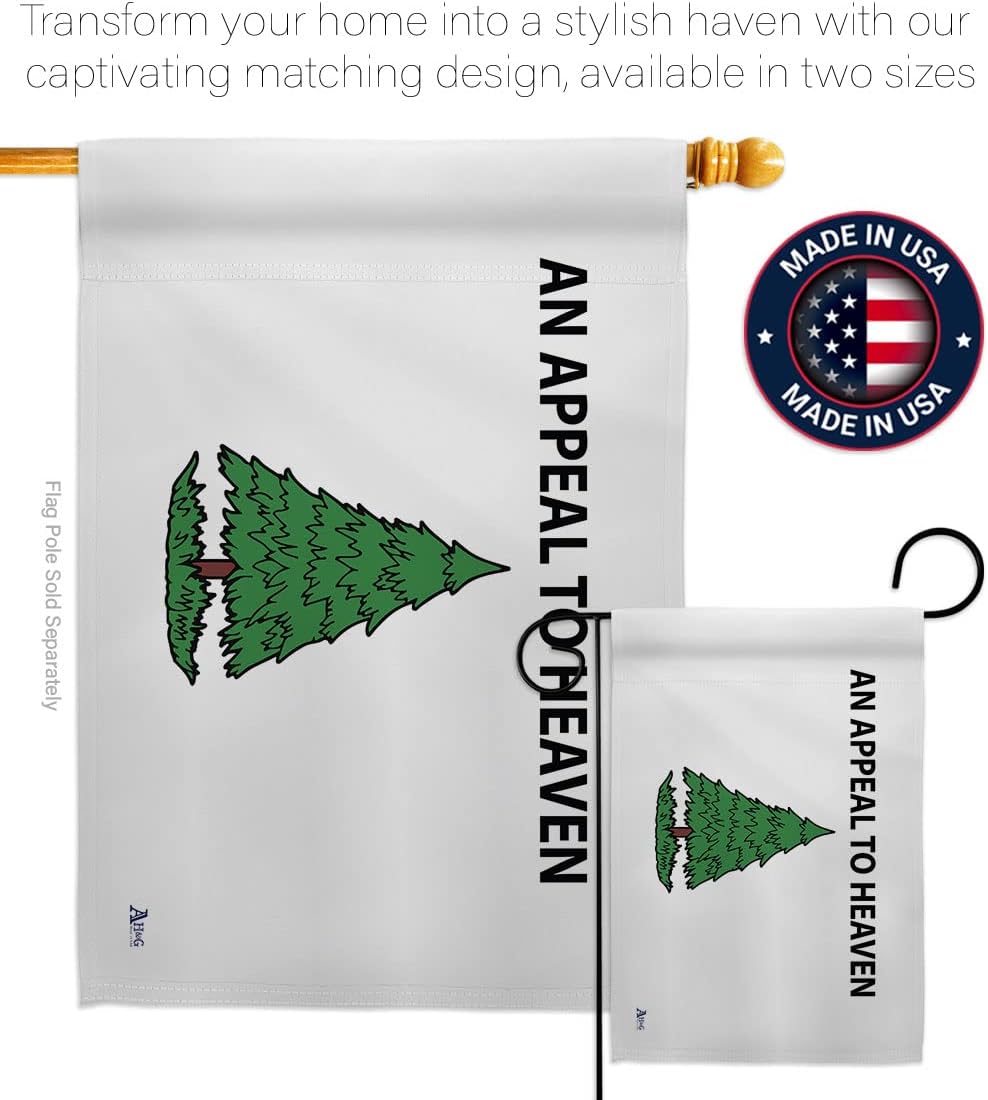 an Appeal to Heaven House Flag 2 pcs Pack Historic Betsy Ross July 4th Independence Day American Dont Tread On Me Banner Garden Gadsden Yard Sign Dont Tread On Me Patriotic Decorations Made in USA