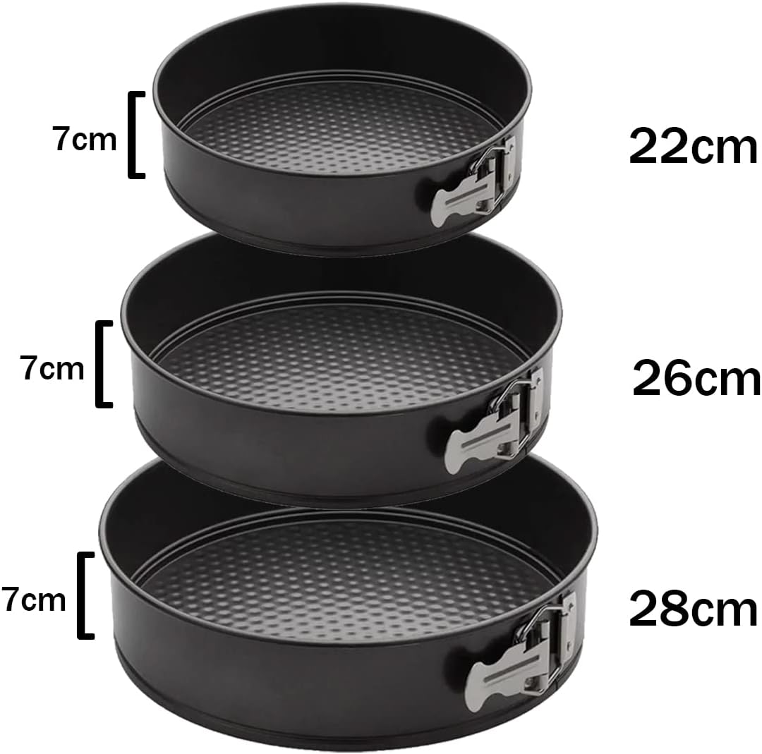 Conjunto 3 Formas Fundo Removível Antiaderente Bolo Torta. Veja Isto! 6 61Kyllfrakl. Ac Sl1200