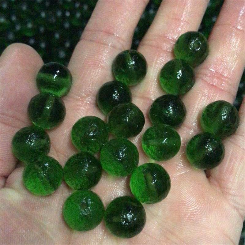 Miniatura 3 de Pulsera Moldavita de 0.315 in0.394 in0.472 in joyería de energía verde peridoto mujer hombre checa moldavita piedra estiramiento Buda pulsera