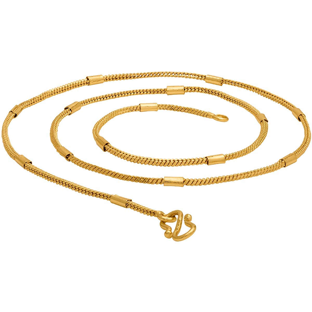 Fashion Frill Golden Chain For Men Boys Gold Plated Stylish Gold Necklace Chain For Men Boys Women Girls Anniversary Love Gifts Thin Gold Chains Double Coated Jewellery (B08CRVZQHH) Amazon Price History, Amazon Price Tracker