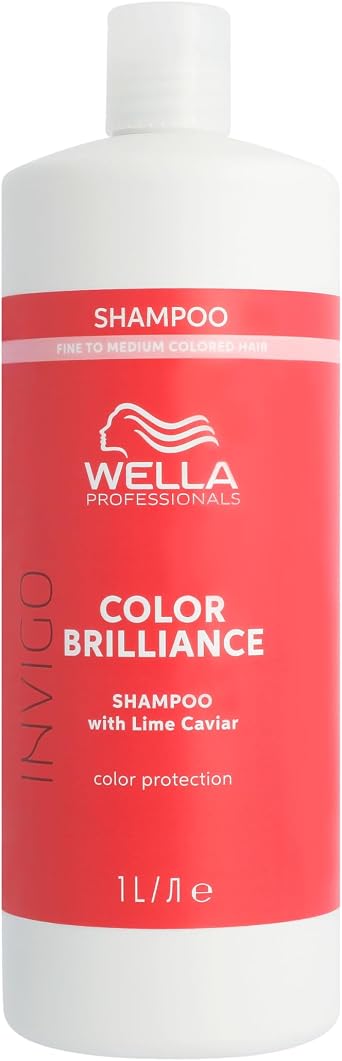 Wella Professionals INVIGO COLOR BRILLIANCE Shampoing pour cheveux colorés fins à normaux, soin cheveux Liquide