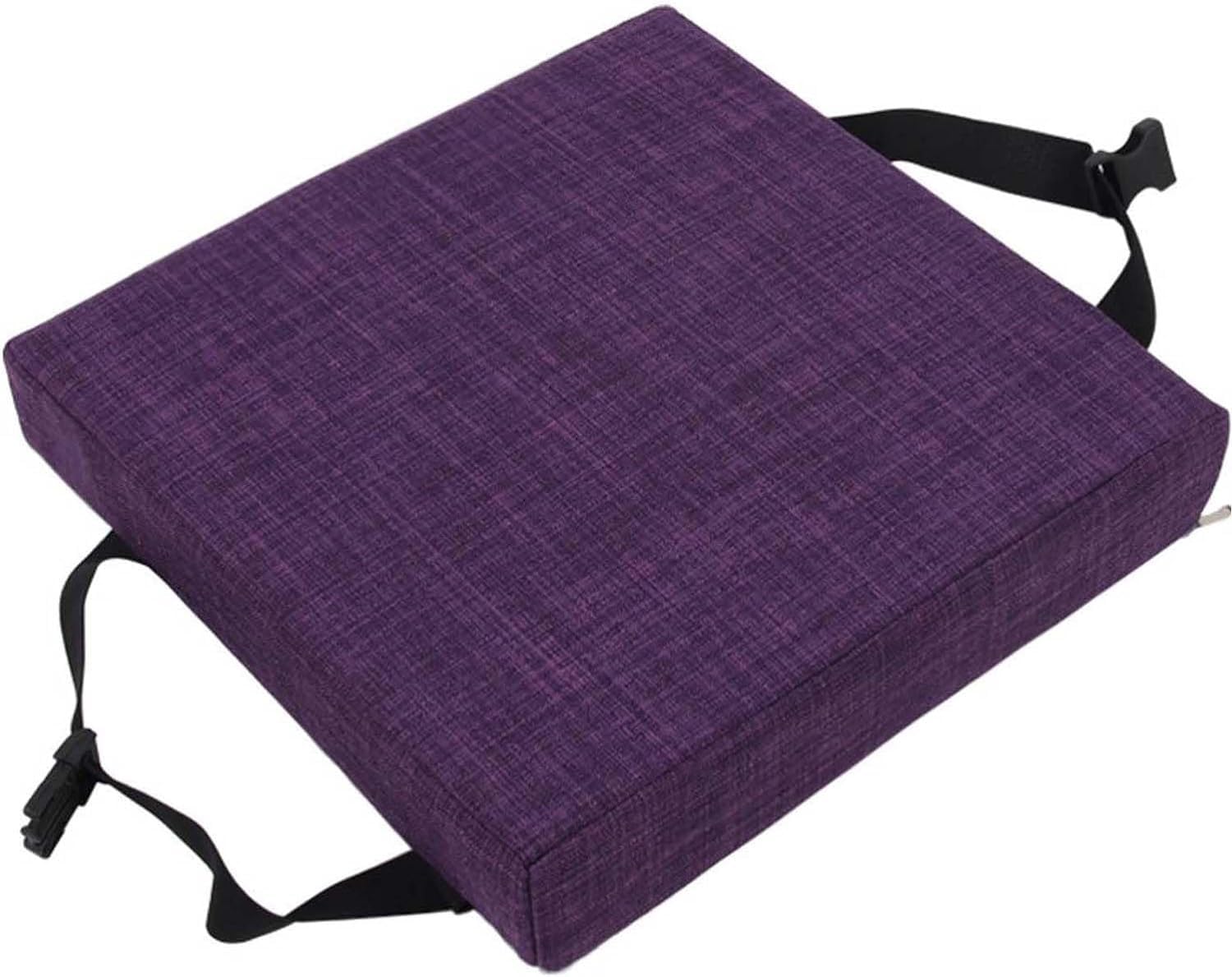 BLLMTEAR Stool Cushion Square with Ties, Non-Slip Bar Stool Cushion Square Seat Cushion With Machine Washable Cover Chair Seat Cushion Textured Barstool Pad (Color : 4, Size : 11x11x3in/28x28x8cm) — image 1