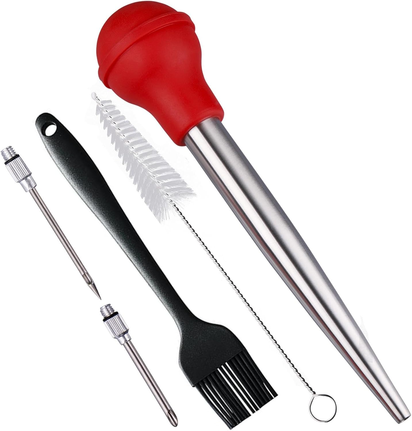 SPUVGVC Turkey Baster, Stainless Steel Turkey Baster with